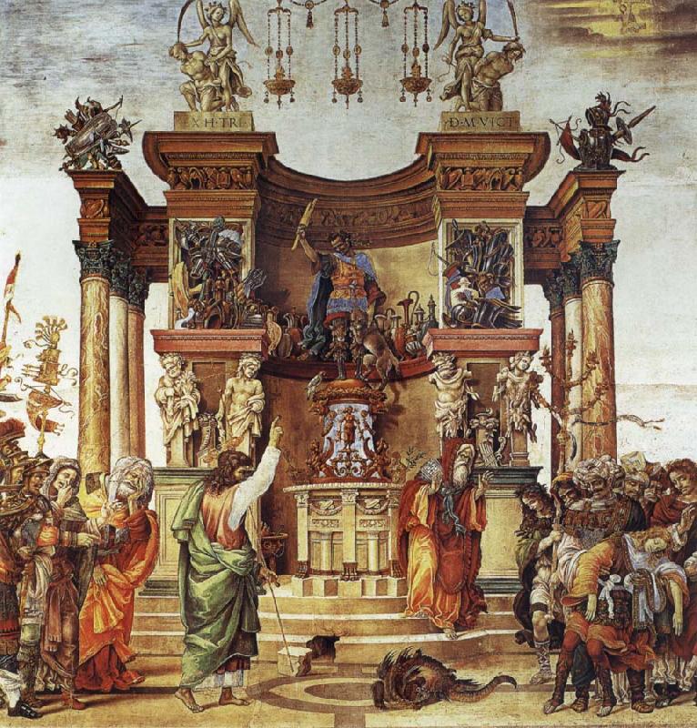 Filippino Lippi The Hl. Philippus and the dragon Sweden oil painting art